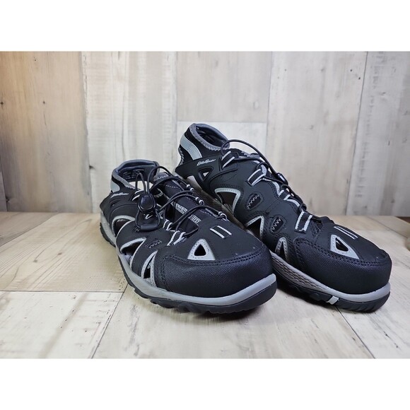 Eddie Bauer Men’s Rainier Hiking Sandals Black Closed Toe Water Shoes Size 13 - Picture 2 of 10